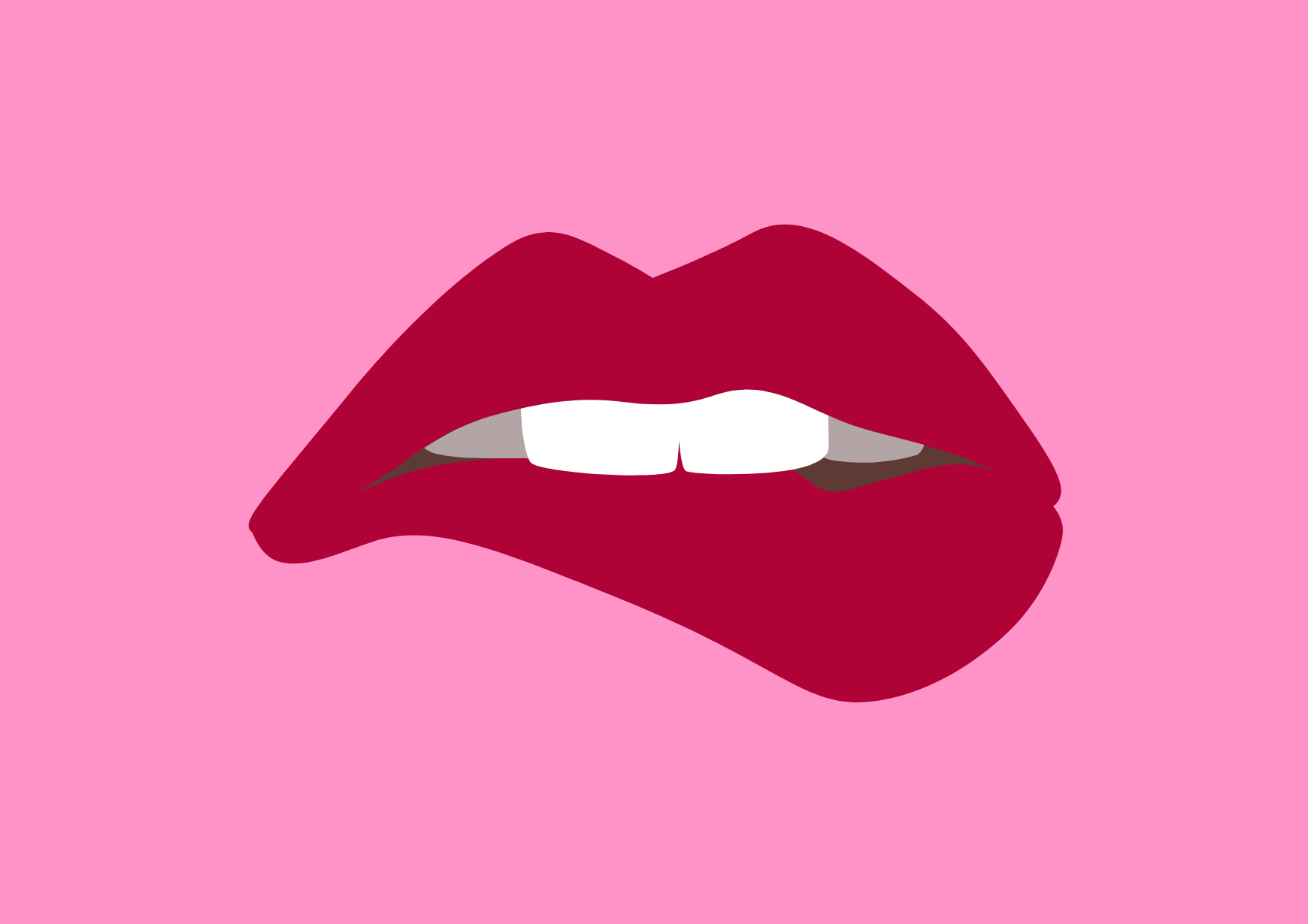 Greeting card - Lips