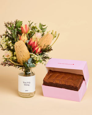 Brownie Bundle + Native Posy