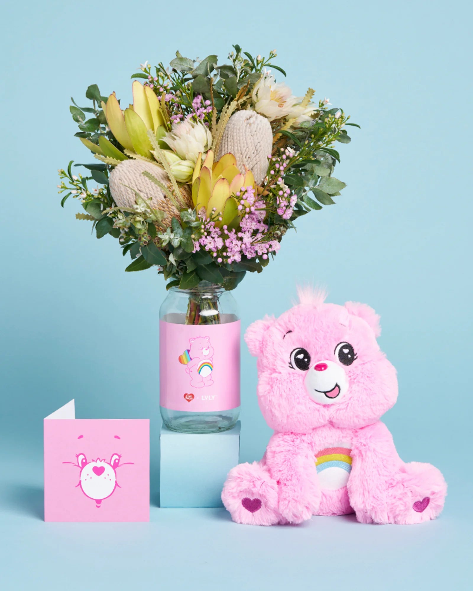 Cheer Care Bear + Native Posy